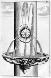 Conception de fontaine ornementale, 1664