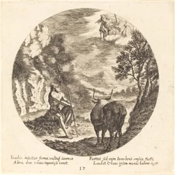 Jupiter transformant Io en vache