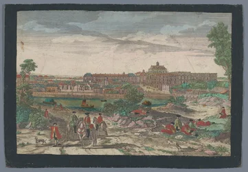 Vue de la ville et du palais de Versailles