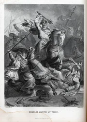 Charles Martel à Tours, 1882