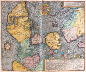 Danemark - dans "Civitates Orbis Terrarum" de Georg Braun, Cologne 1617