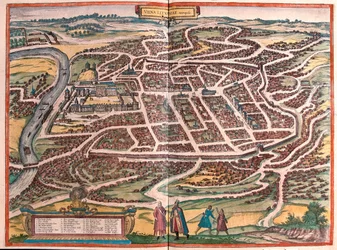 Vilnius, Lituanie - dans "Civitates Orbis Terrarum" de Georg Braun, Cologne 1617