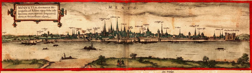 Vue de Mayence, 1572