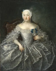 Portrait de la comtesse Varvara Alexeïevna Cheremeteva 1711-1767, 1746