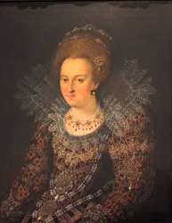 Allemand : Portrait Barbara Sophia von Brandenburg Portrait Barbara Sophie de Brandenburg