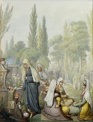 Au cimetière