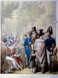 Boulevard des Italiens, le café Hardy à Paris au 19e siècle