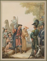 Cosaques et Kalmouks