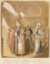 Le marché aux esclaves, 1824