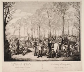 Bivouac des cosaques sur l
