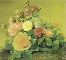 Allemand : Blumenstillleben Nature morte avec des fleurs