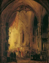 Procession dans une cathédrale