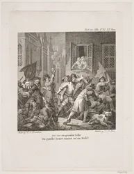 Illustration des comédies de Holberg