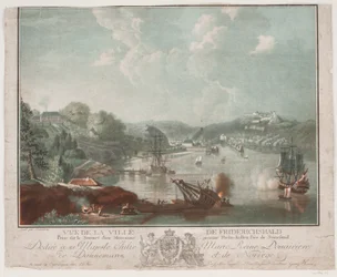 Vue de la ville de Frederikshald