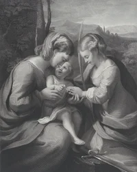 Le mariage mystique de Sainte Catherine, vers 1831