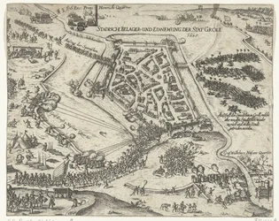 Siège de Grol par Frédéric-Henri, 1627