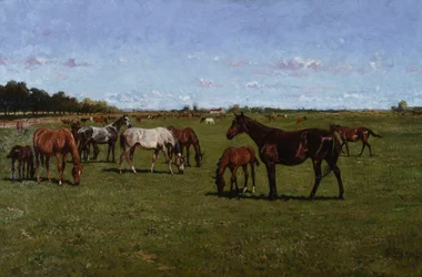 Juments et Poulains, 1917