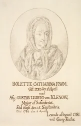 Portrait de Bolette Catharina From