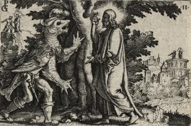 Le Christ tenté par le Diable dans le désert