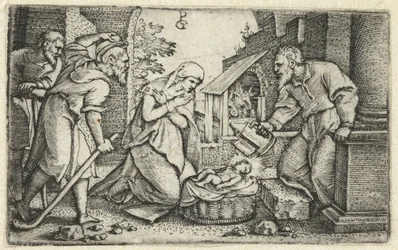 Naissance du Christ et adoration des bergers