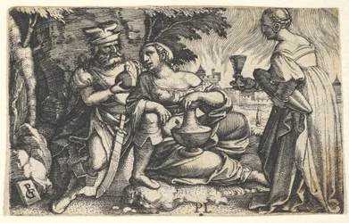 Lot et ses filles, vers 1531