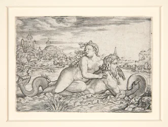 Jeune fille enlevée par un monstre marin