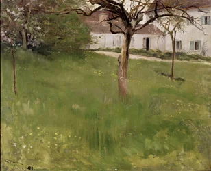 Un jardin à Grez, 1884