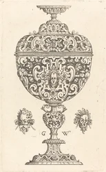 Gobelet décoré d