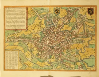 Carte de Gand de Civitates Orbis Terrarum