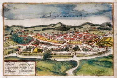 Plan de la ville de Montpellier