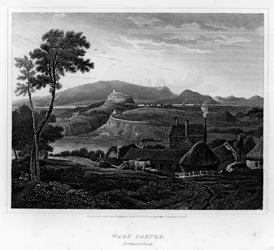 Château de Wark, Northumberland (gravure)