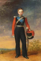 Portrait du tsarévitch Alexandre Nikolaïevitch dans l