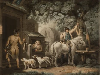 Le retour du sportif, gravé par William Ward
