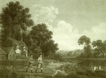 Deux gentilshommes allant à la chasse, Planche 2
