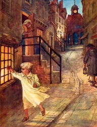 Wee Willie Winkie (colour litho)