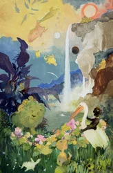 Scène de nature fantastique