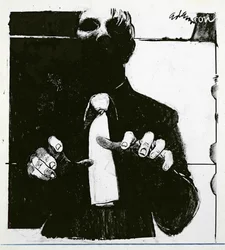 Illustration pour Soigner un Patient Aveugle, un article dans Nursing Times, publié le 30 octobre 1975