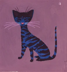 Le chat bleu