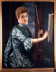 Le violoniste, 1886