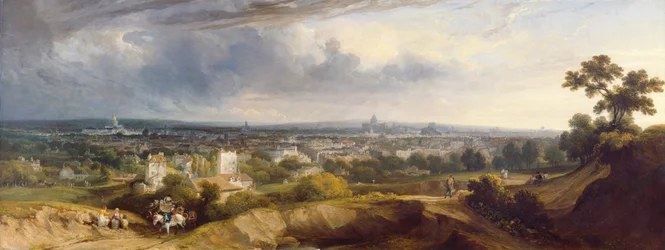 Vue de Paris depuis Montmartre, 1829