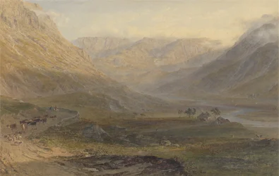 Nant Francon, nord du Pays de Galles, 1862