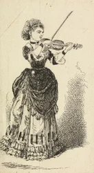 Femme jouant du violon