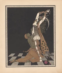 Ida Rubinstein et Vaslav Nijinsky dans le ballet Scheharazade