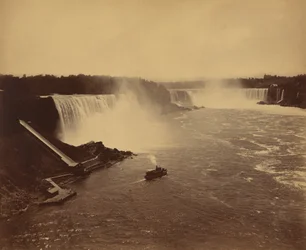 Chutes du Niagara, vers 1890