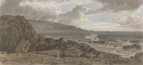 Les Aiguilles depuis Alum Bay