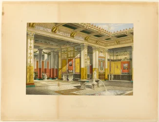 La cour pompéienne du Crystal Palace. Digby Wyatt, Esq., architecte