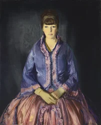 Emma dans la robe violette