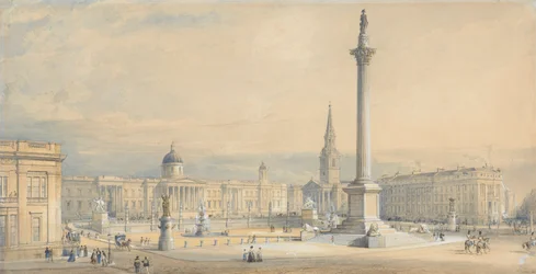 Plan proposé pour Trafalgar Square
