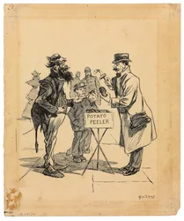 Vendeur de rue, c.1895