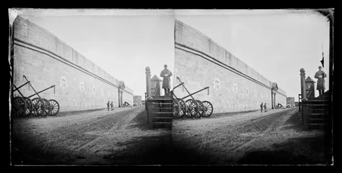 Sentinelle, Fort Hamilton, Brooklyn, vers 1872-87